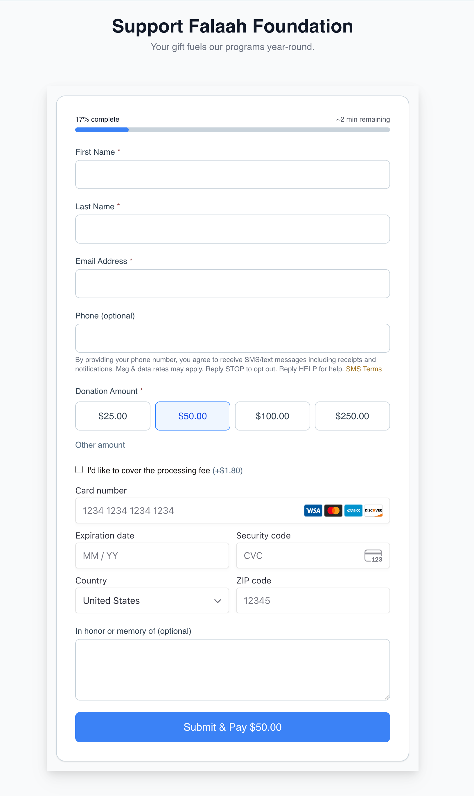 Embedding a Giving Page on Your Website via Iframe