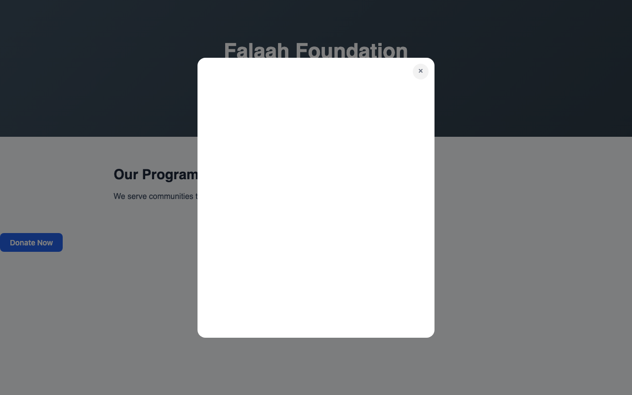 Popup widget