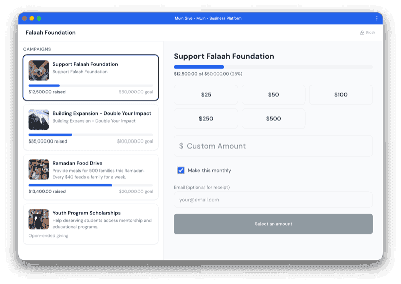 Kiosk Mode on Tablet