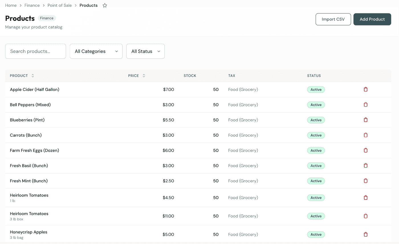 Inventory Management on Tablet